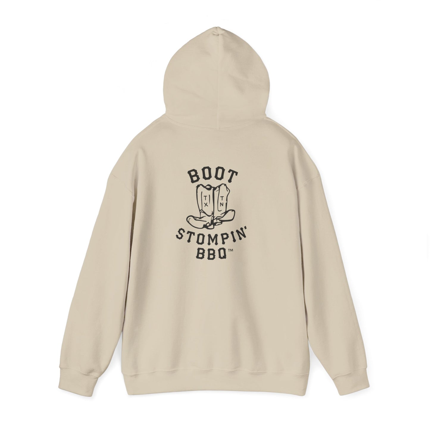 Boot Stompin' BBQ Hoodie — Western Cowboy Boots BBQ Pullover