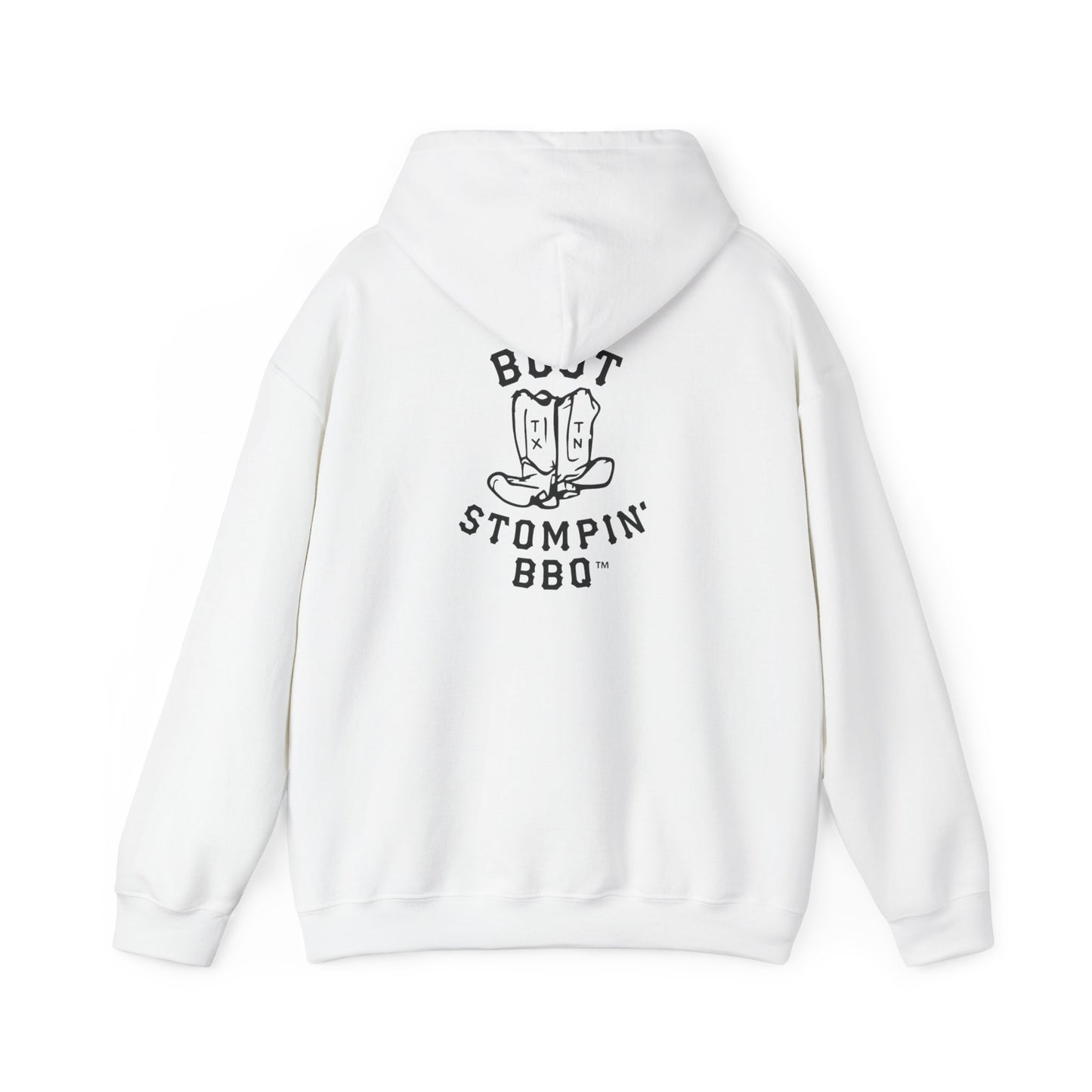 Boot Stompin' BBQ Hoodie — Western Cowboy Boots BBQ Pullover