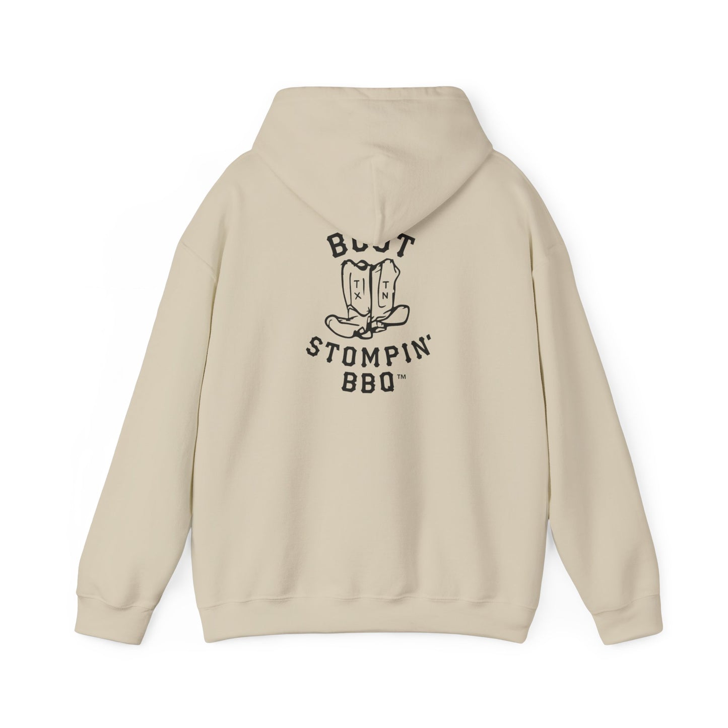 Boot Stompin' BBQ Hoodie — Western Cowboy Boots BBQ Pullover
