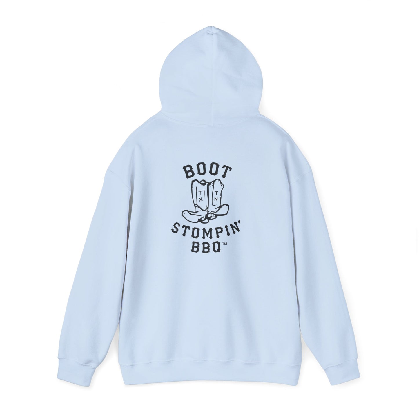 Boot Stompin' BBQ Hoodie — Western Cowboy Boots BBQ Pullover