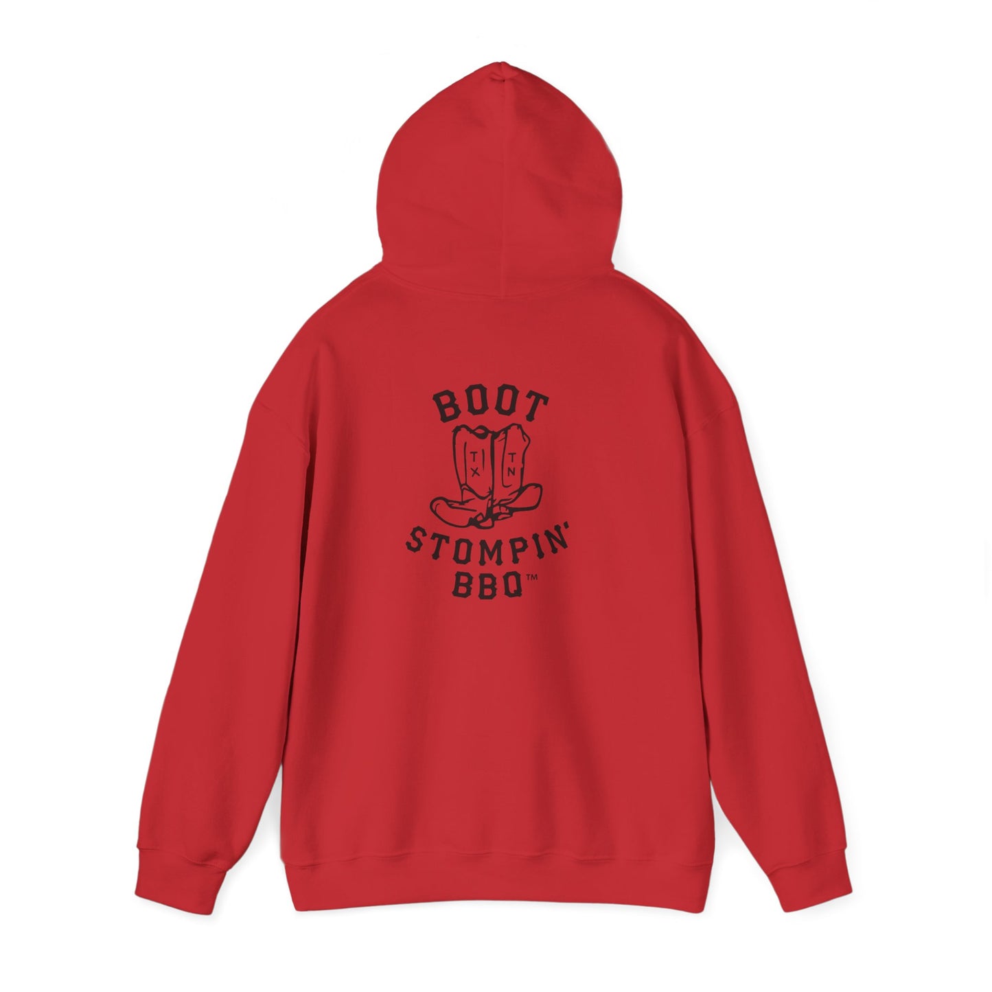 Boot Stompin' BBQ Hoodie — Western Cowboy Boots BBQ Pullover