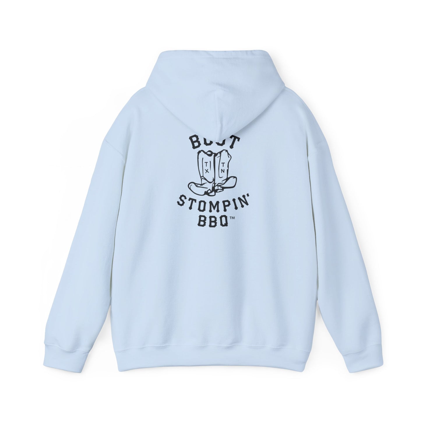 Boot Stompin' BBQ Hoodie — Western Cowboy Boots BBQ Pullover
