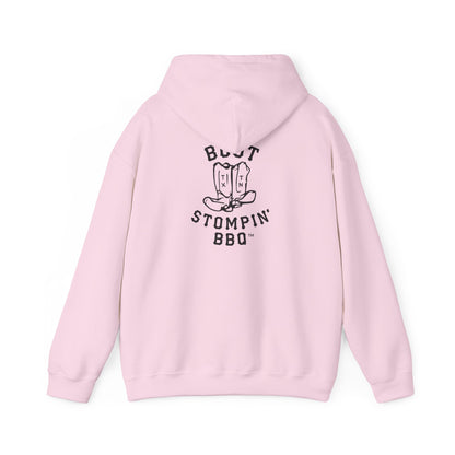 Boot Stompin' BBQ Hoodie — Western Cowboy Boots BBQ Pullover