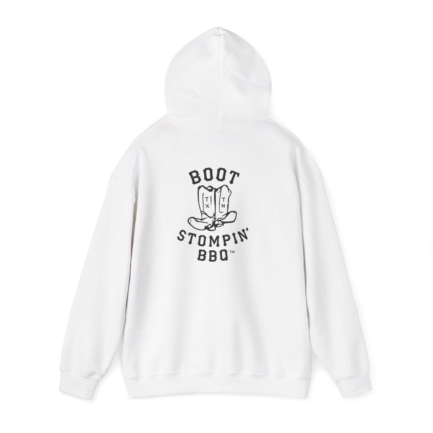 Boot Stompin' BBQ Hoodie — Western Cowboy Boots BBQ Pullover